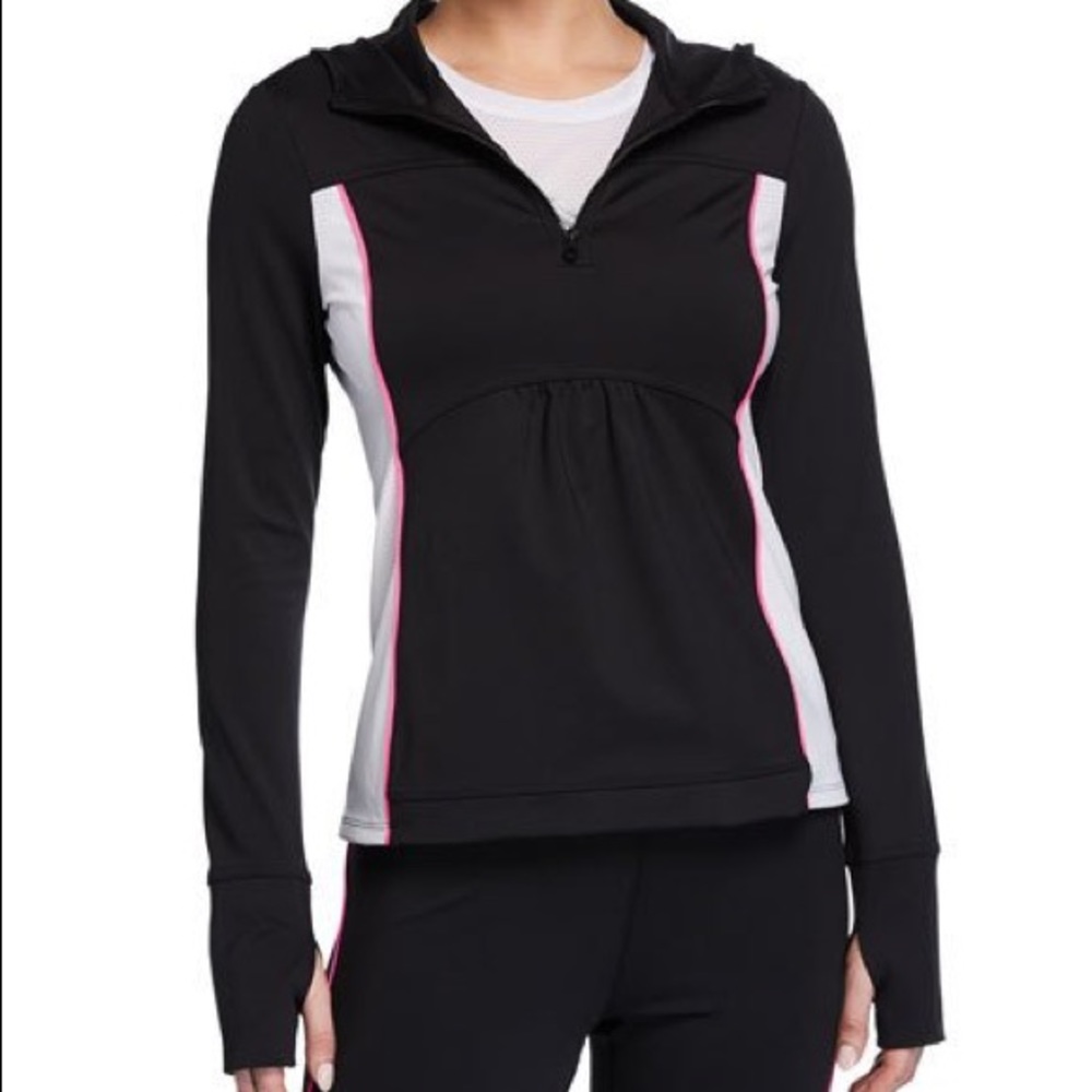 NWT Kate Spade Mesh Insert Half Zip Jacket
